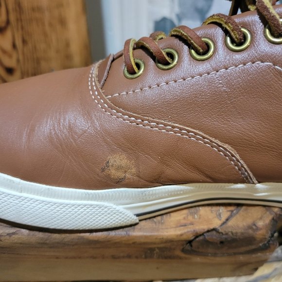Polo Ralph Lauren Vaughn Leather Sneakers - Picture 7 of 8
